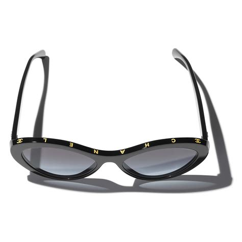 chanel 5056 black glasses|CHANEL Sunglasses: Oval Sunglasses, acetate — Fashion.